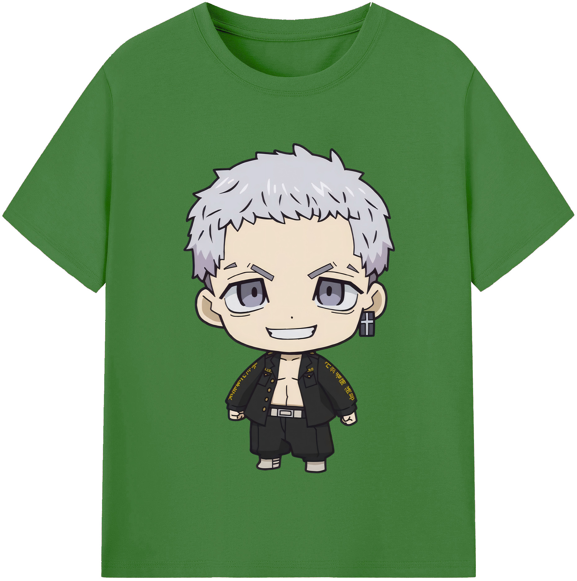 （画像用） 東京リベンジャーズ Tokyo Revengers レディースカジュアルプリントTシャツ（綿100％）